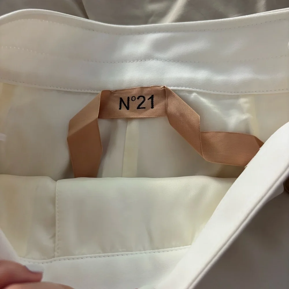 N21 white pleated skirt - Picture 5 of 6